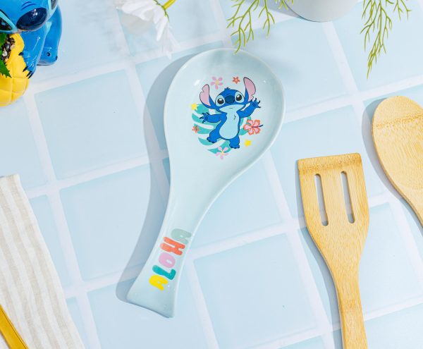 Disney Lilo & Stitch  Aloha  Ceramic Spoon Rest Hot on Sale - Image 3