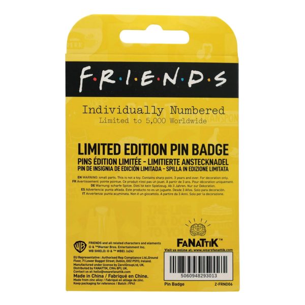 Friends Peephole Frame Limited Edition Pin Badge Sale - Image 5