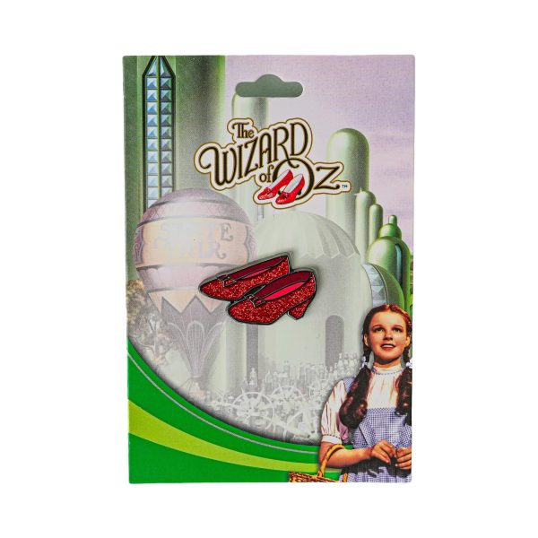 The Wizard of Oz Ruby Slippers Enamel Pin on Sale - Image 2