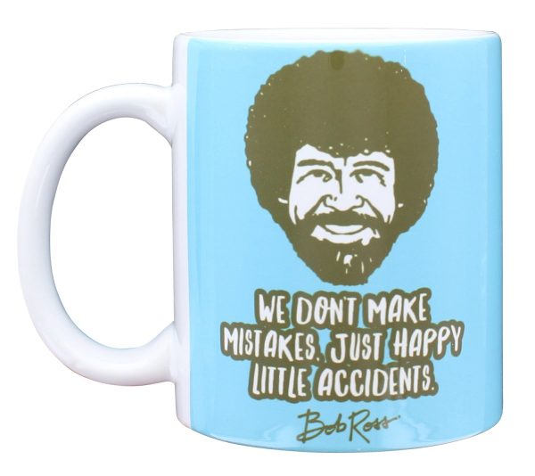 Bob Ross Happy Little Accidents 11oz Boxed Ceramic Mug Online Sale