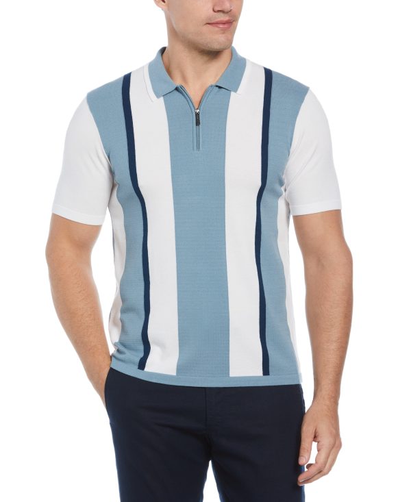 Tech Knit Multi Stripe Polo Supply