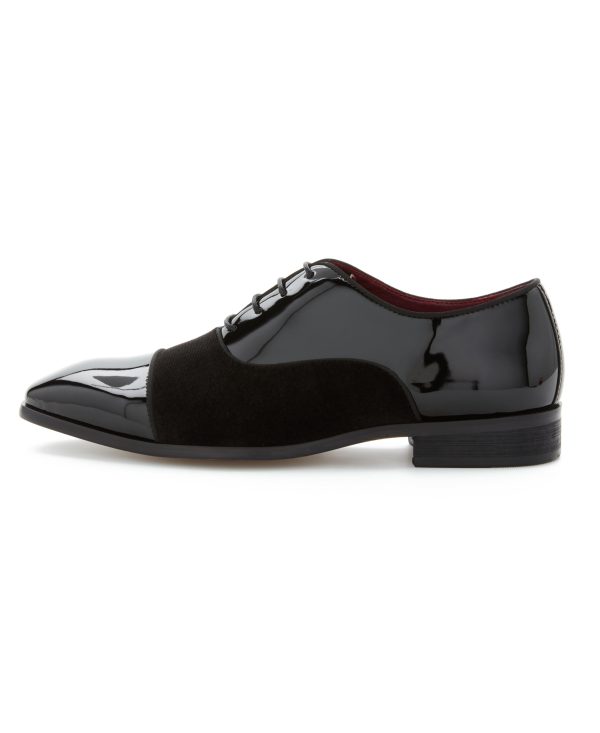 Patent Velvet Cap Toe Oxford For Discount - Image 2