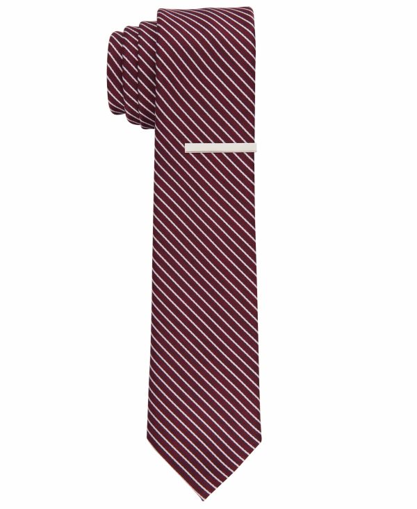 Amsell Stripe Slim Tie Hot on Sale